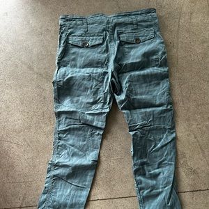 Anthropologie blue print wanderer pant
